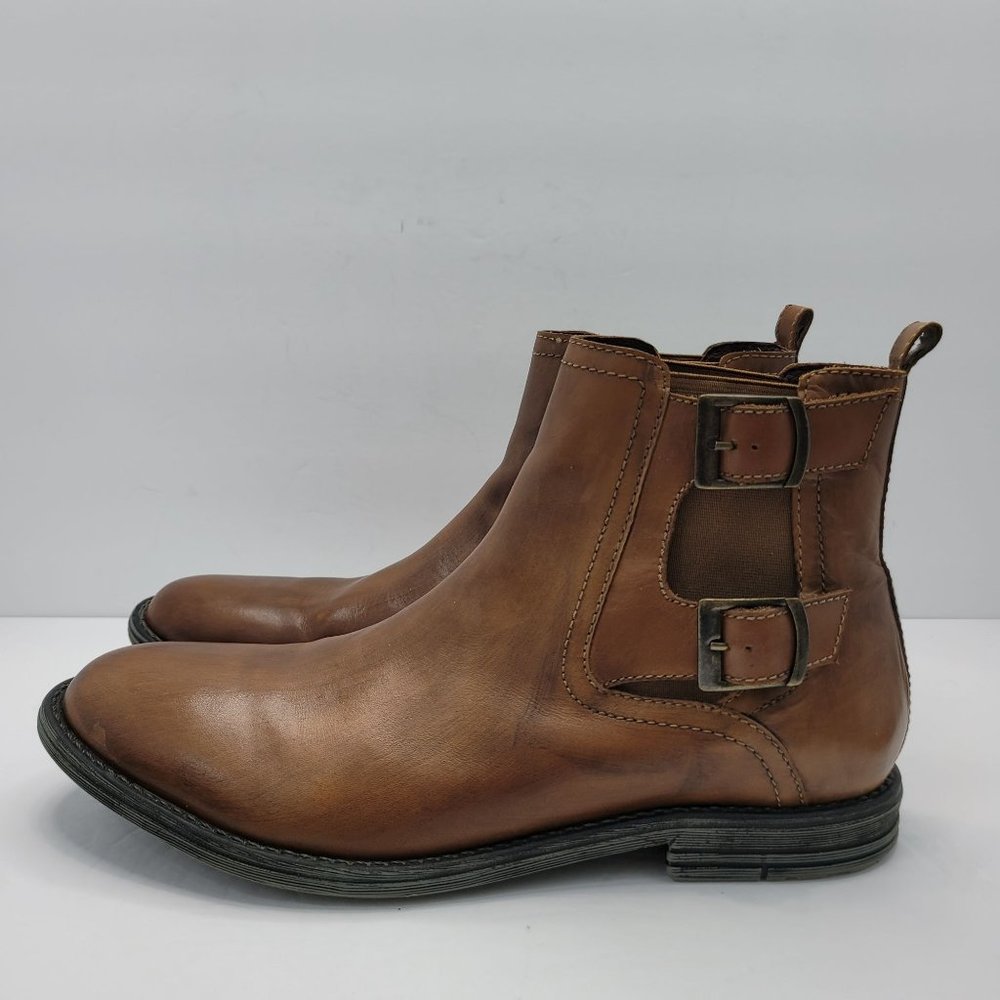 Roan Cynan Men's Brown Leather Chelsea Boots US Size 13 - Picture 2 of 8